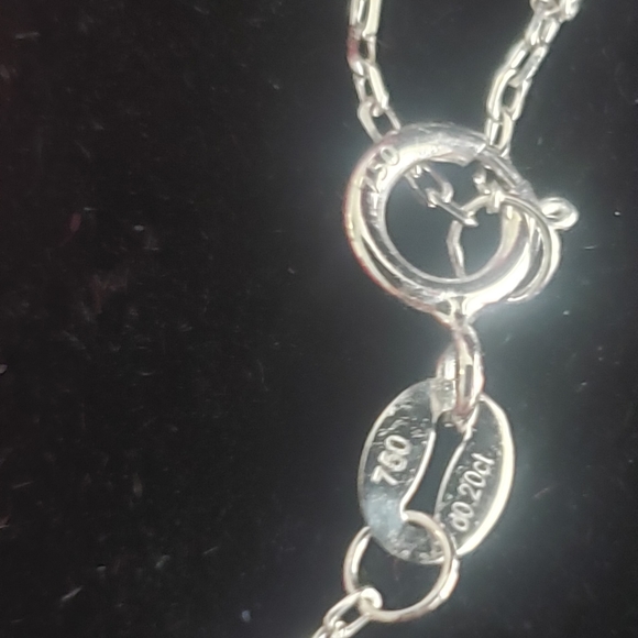 18k white gold diamond butterfly bracelet - Picture 3 of 4